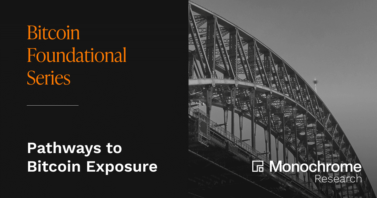 Pathways to Bitcoin Exposure